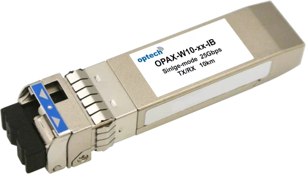 Optech OPAX-W10-xx-IB 25G SFP28 BiDi module
